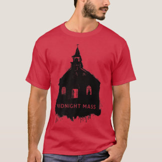 Camiseta Midnight Mass Spray Paint Church Silhouette110