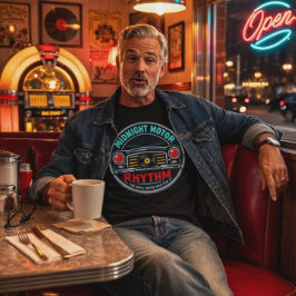 Camiseta Midnight Motor Rhythm – Chrome Revival