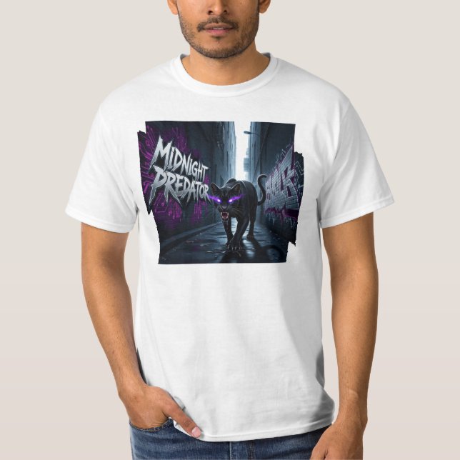 Camiseta Midnight Predator Halloween (Frente)