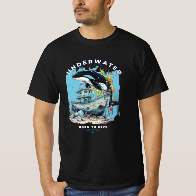 Camiseta Midnight Summer Orca (Frente)