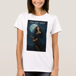 Camiseta Midnight Witch Flight