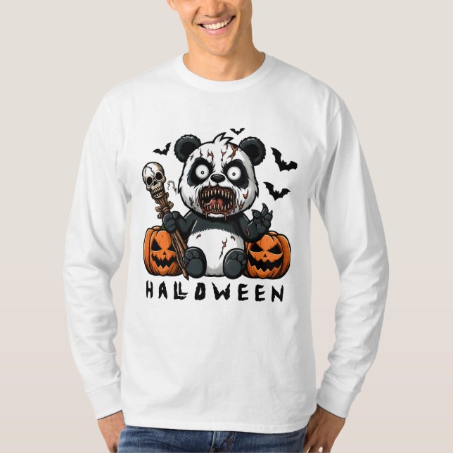 Camiseta Midnight Zombie Panda (Frente)