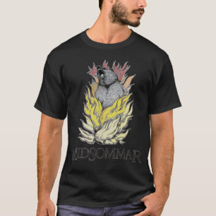 Camiseta Midsommar Bear em chamas