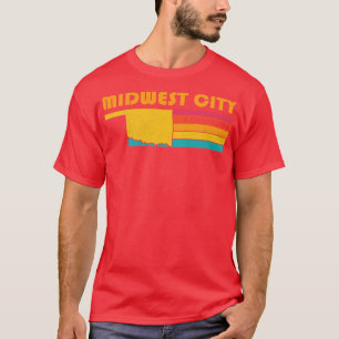 Camiseta Midwest City Oklahoma Vintage angustiou Souvenir