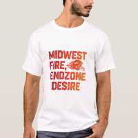 Midwest Fire Endzone Desejo Futebol Dia de Jogo