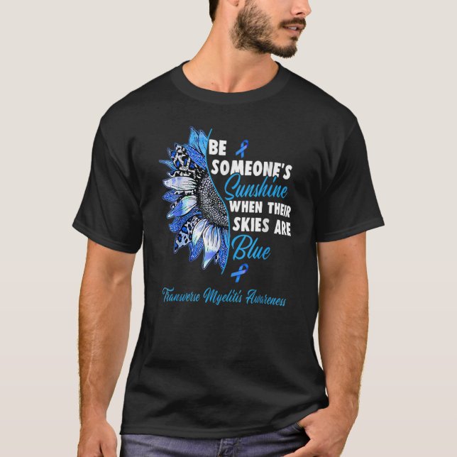 Camiseta Mielite Transversal Sensibilização Friso Azul Dosa (Frente)