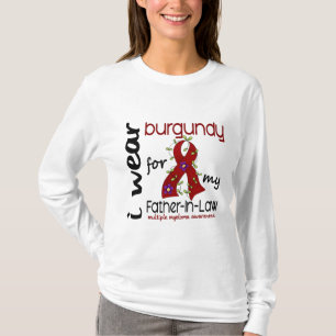 Camiseta Mieloma múltiplo EU VISTO BORGONHA PARA MEU