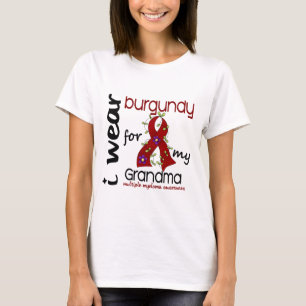 Camiseta Mieloma múltiplo EU VISTO BORGONHA PARA MINHA AV