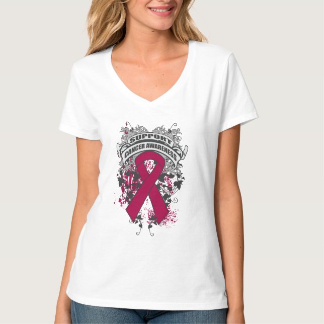 Camiseta Mieloma múltiplo - refrigere o slogan da (Frente)