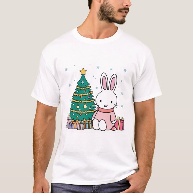 Camiseta Miffy na Manhã de Natal (Frente)