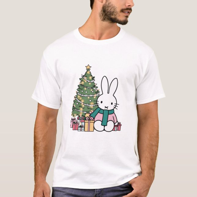 Camiseta Miffy na Manhã de Natal (Frente)