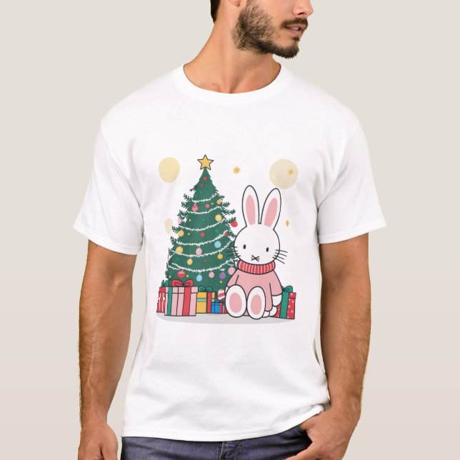 Camiseta Miffy na Manhã de Natal  (Frente)