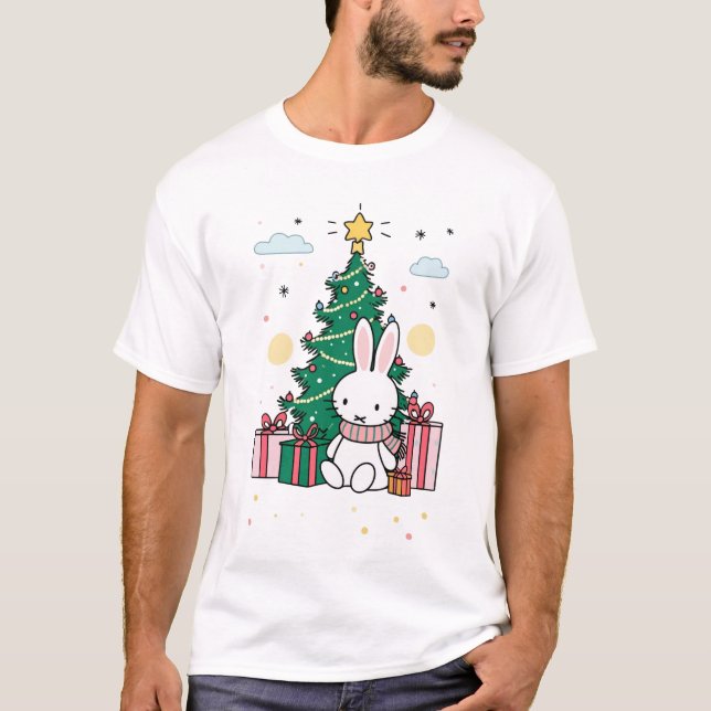 Camiseta Miffy na Manhã de Natal  (Frente)