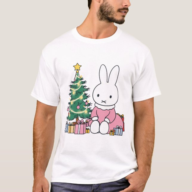 Camiseta Miffy na Manhã de Natal  (Frente)