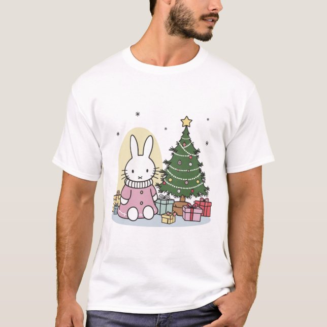 Camiseta Miffy on Christmas Morning (Frente)