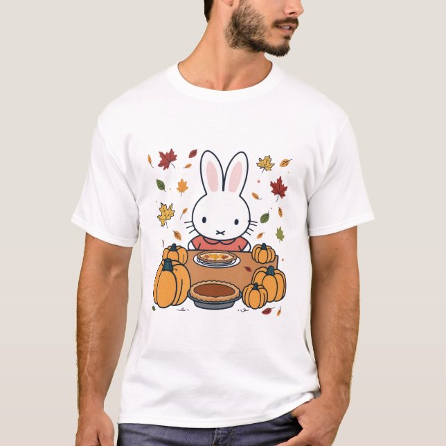 Camiseta Miffy on Thanksgiving  (Frente)