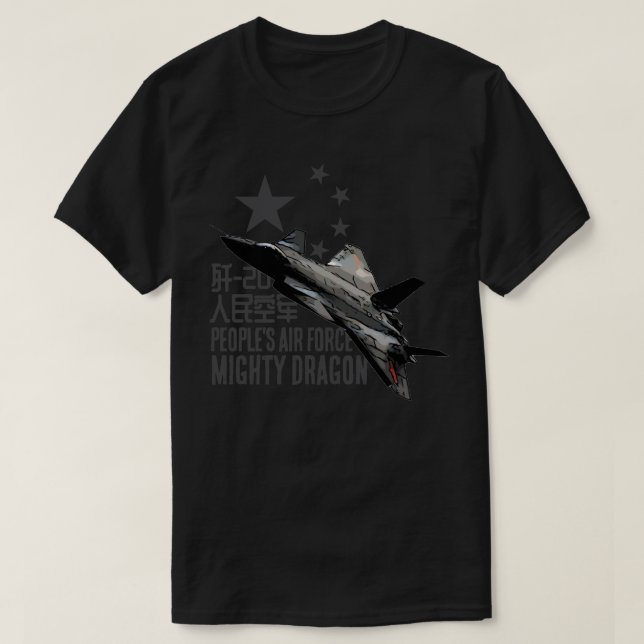 Camiseta Mighty Dragon Stealth (Frente do Design)