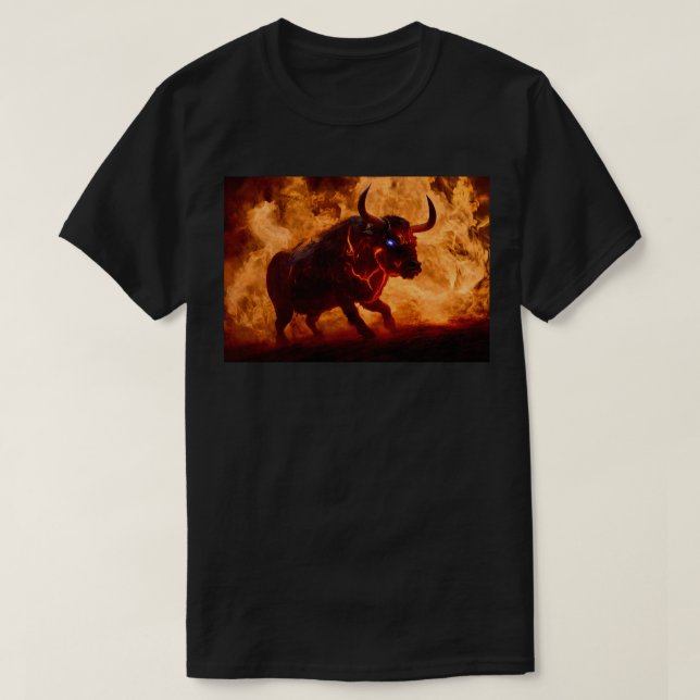 Camiseta Mighty Firebull (Frente do Design)