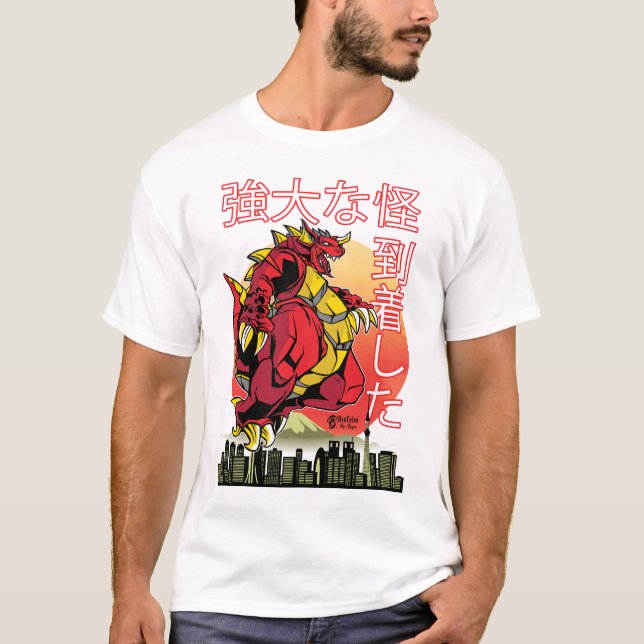 Camiseta Mighty Kaiju Monster (Frente)