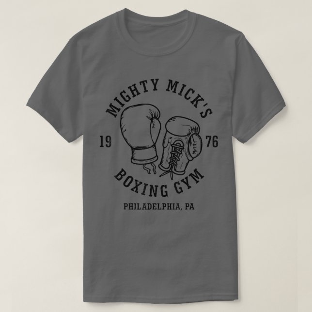 Camiseta Mighty Mick Boing Gym 1976  (Frente do Design)
