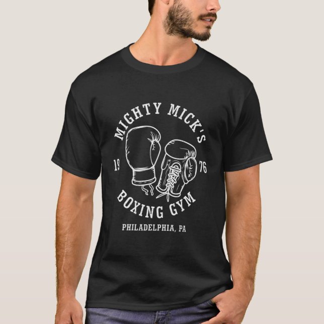 Camiseta Mighty Mick'S Boxing Gym 1976 (Frente)