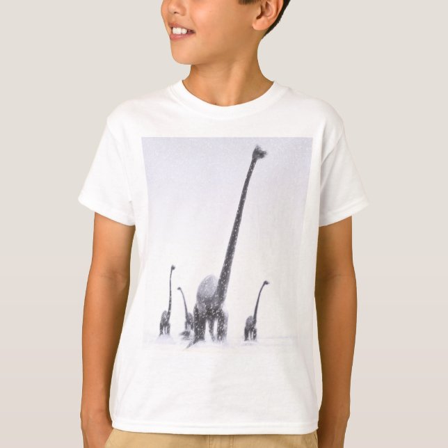 Camiseta Migração de Brontosaurus (Frente)