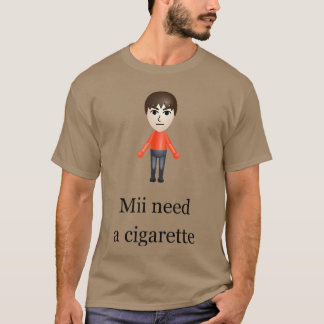 Camiseta MII Preciso de um cigarro rapaz