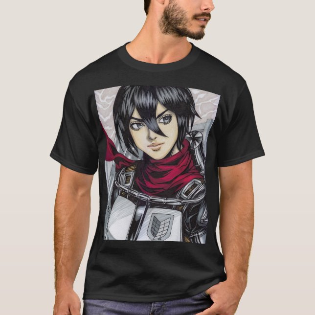 Camiseta Mikasa Ackerman (Frente)
