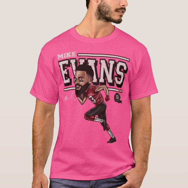 Camiseta Mike Evans Tamba Bay Cartoon (Frente)