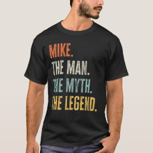 Camiseta Mike, Homem Mito Legenda, Melhor Nome Mike