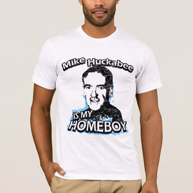 Camiseta Mike Huckabee é meu ficar em casa (Frente)