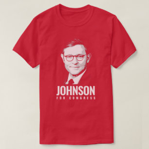 Camiseta Mike Johnson para o Congresso