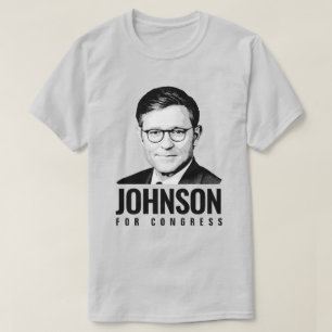 Camiseta Mike Johnson para o Congresso