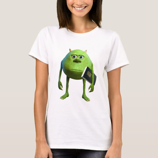 Camiseta Mike Wazowski con Biblia (Frente)