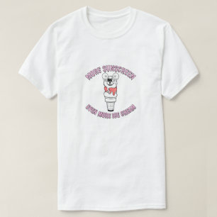 Camiseta Mikitiez algodão doce sorvete diquente ensolarado