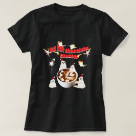 Camiseta Mikitiez blackfriday snowman hotchocolate vermelho