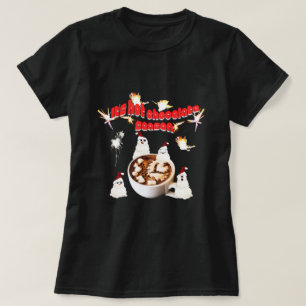 Camiseta Mikitiez blackfriday snowman hotchocolate vermelho