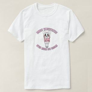Camiseta Mikitiez cottoncandy icecream quente dia ensolarad