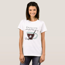Camiseta Mikitiez halloween espresso bruxa cafeteria