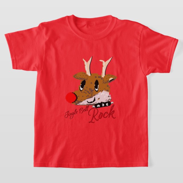 Camiseta Mikitiez jinglebellrock punk gothmas reindeer (Postura )