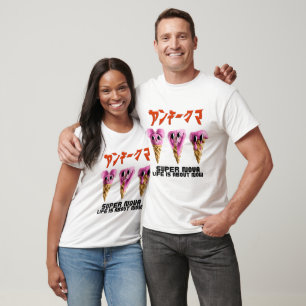 Camiseta Mikitiez sorvete rockyroad mangá verão explosão