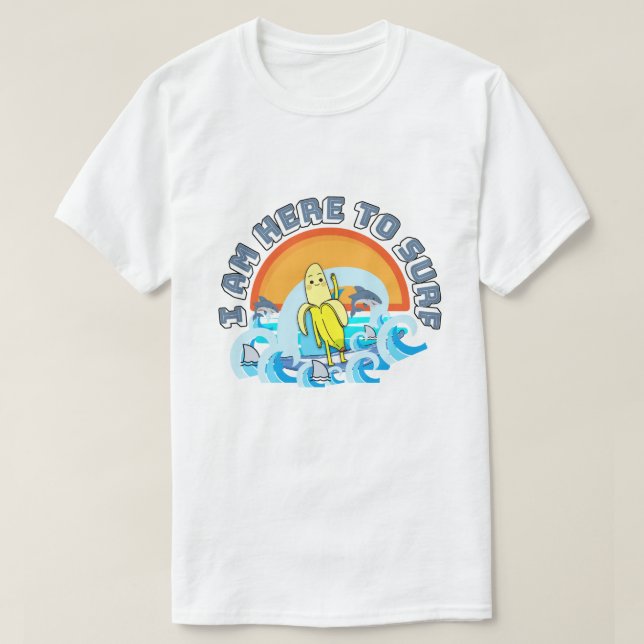 Camiseta Mikitiez Summer windsurf bananasplit icecream (Frente do Design)