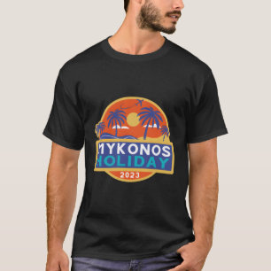 Camiseta Mikonos Grécia 2023 Família Ilhas Gregas