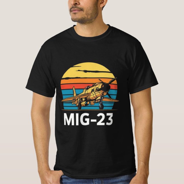 Camiseta Mikoyan-Gurevich MiG-23 (Frente)