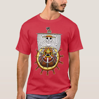 Camiseta Mil e Sunny Pirata Navio