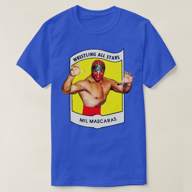Camiseta Mil Mascaras 1982 Luta Todas as Estrelas (Frente do Design)