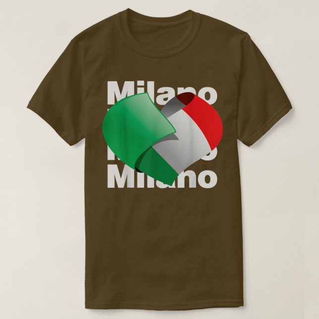 Camiseta Milano Itália (Frente do Design)