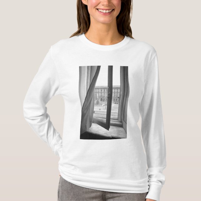 Camiseta Milano Itália, Vista de La Scala Opera Window (Frente)