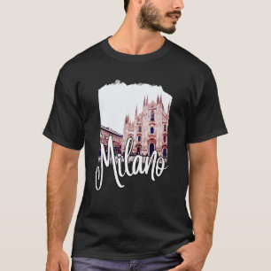 Camiseta Milão Itália Painting Souvenir 1