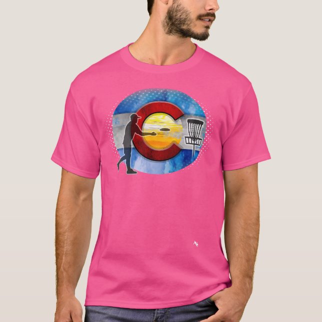 Camiseta Mile High Colorado Disk Golf (Frente)